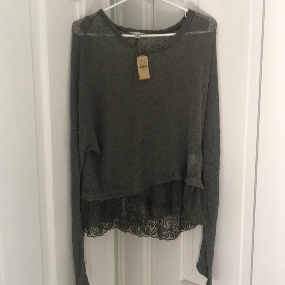 Green sweater